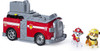 Toy PAW Patrol, Marshall Split-Second 2-in-1 Transforming Fire Truck Vehicle with 2 Collectible Figures