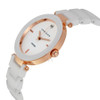 Watch Anne Klein Women's 1018RGWT Ceramic and Rose Gold-tone Stainless Steel White Dial
