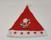 Christmas Decorations Santa Hat Red & White With Lighted Stars TM319