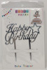 PARTY CAKE TOPPER HAPPY BIRTHDAY WITH STAR ZH36