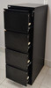 OFFICE CABINET FILING VERTICAL 4 DRAWER CENTRAL 64013 BLACK