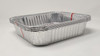 FOIL TRAY TITAN BZ90308R 4PCS PACK SQUARE CAKE PANS 7.5X7.5X1.5" 19X19X3.2CM