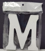 PARTY LETTER WHITE A-Z QM010 CUTOUT WOODEN / A / H / H / H