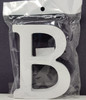 PARTY LETTER WHITE A-Z QM010 CUTOUT WOODEN / A / H / H / H