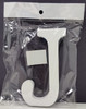 PARTY LETTER WHITE A-Z QM010 CUTOUT WOODEN / A / H / H / H