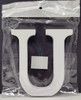PARTY LETTER WHITE A-Z QM010 CUTOUT WOODEN / A / H / H / H