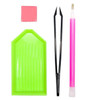 Nails 2320 pieces Rhinestones Flat Back Storage Organizer Box Picker Pencil Tweezers