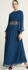 Dress Evening Teal / Lilac / 42 / teal