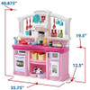 Toy Kitchen Step2 Large Pink Realistic Lights & Sounds 45pcs