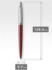 Pen Parker Jotter London Trio Discovery Pack: Royal Blue Ballpoint Pen, Red Kensington Gel Pen & Stainless Steel Mechanical Pencil