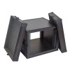 CONSOLE RACK CASE BLASTKING IBKE-AR8U 8 SPACE SHOCKMOUNT WITH WHEELS