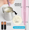 Milk Frother Zulay Handheld Foam Maker for Lattes