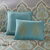 Comforter Set Comfort Spaces Modern King 6 pcs Teal/Grey
