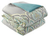 Comforter Set Comfort Spaces Modern King 6 pcs Teal/Grey