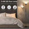 Floor Lamp BoostArea 9W LED Torchiere Floor Lamp with 4W Adjustable Reading Lamp