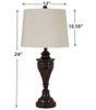 Table Lamp Ashley Signature Design Darlita Set of 2 - Bronze L204024