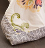 Comforter Set Lush Decor  Queen 5 pcs Reversible coral & navy