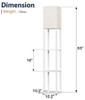 Floor Lamp Addlon LED Modern Shelf for Living Room Bedroom and Office