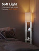 Floor Lamp Addlon LED Modern Shelf for Living Room Bedroom and Office