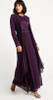 Dress Tavin Plus Size Plum lace bodice, sleeve