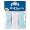 BABY WASHCLOTHS BABYKING BK378 3PCS PACK