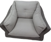 SOFA SET 2-2-1 TWO TONE LEATHER FJ86