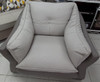 SOFA SET 2-2-1 TWO TONE LEATHER FJ86