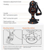 Pull Rope Resistance Machine Losrecal Home Gym workout 1pc