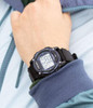 Watch Men Armitron Sport 7004BLU Blue Digital Chronograph Black Nylon Strap