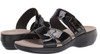 Footwear Clarks Women's Alexis Art Flat Sandal Black
