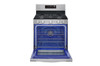 STOVE 5 BURNER LG 30" LRGL5823S WITH AIR FRYER SMART WIFI FAN CONVECTION EASY CLEAN WITH PLATE-GRIDDLE