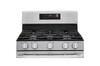 STOVE 5 BURNER LG 30" LRGL5823S WITH AIR FRYER SMART WIFI FAN CONVECTION EASY CLEAN WITH PLATE-GRIDDLE