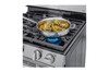 STOVE 5 BURNER LG 30" LRGL5823S WITH AIR FRYER SMART WIFI FAN CONVECTION EASY CLEAN WITH PLATE-GRIDDLE