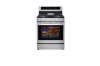 STOVE 5 BURNER LG 30" LRGL5825F WITH AIR FRYER SMART WIFI TRUE CONVECTION EASY CLEAN WITH PLATE-GRIDDLE