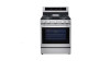 STOVE 5 BURNER LG 30" LRGL5825F WITH AIR FRYER SMART WIFI TRUE CONVECTION EASY CLEAN WITH PLATE-GRIDDLE