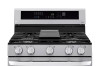 STOVE 5 BURNER LG 30" LRGL5825F WITH AIR FRYER SMART WIFI TRUE CONVECTION EASY CLEAN WITH PLATE-GRIDDLE