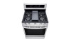 STOVE 5 BURNER LG 30" LRGL5825F WITH AIR FRYER SMART WIFI TRUE CONVECTION EASY CLEAN WITH PLATE-GRIDDLE