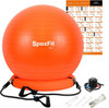 Exercise Ball Chair Spoxfit Home Gym Orange