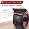 Gym Ab Wheel Roller 2 in 1 set Movtotop