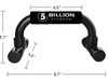 Gym Push Up Bars 5BILLION black