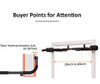 Pull Up Bar CAEYUN Multi grip Doorway