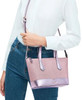 Bag Kate Spade New York Satchel Lola Glitter Rose Pink