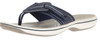 Footwear Clarks Women's Brinkley Jazz Flip Flop Navy / Black