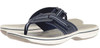 Footwear Clarks Women's Brinkley Jazz Flip Flop Navy / Black