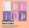 Nails Beetles Dipping Powder Manicure Starter Kit, 6 Colors Lavender Collection Pink/Purple and Glitter