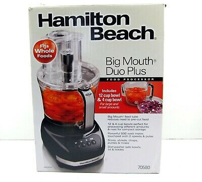 FOOD PROCESSOR HAMILTON BEACH 70580 BIG MOUTH DUO PLUS 12CUP A
