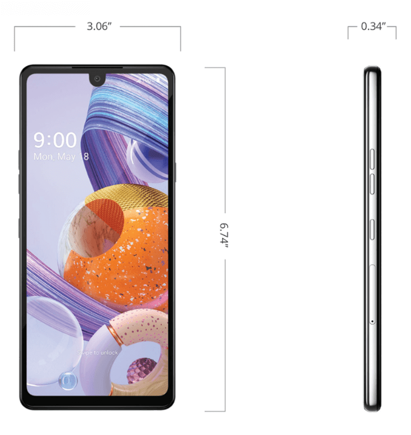 CELLPHONE LG STYLO 64GB LGQ730TMANB WHITE Ally Sons