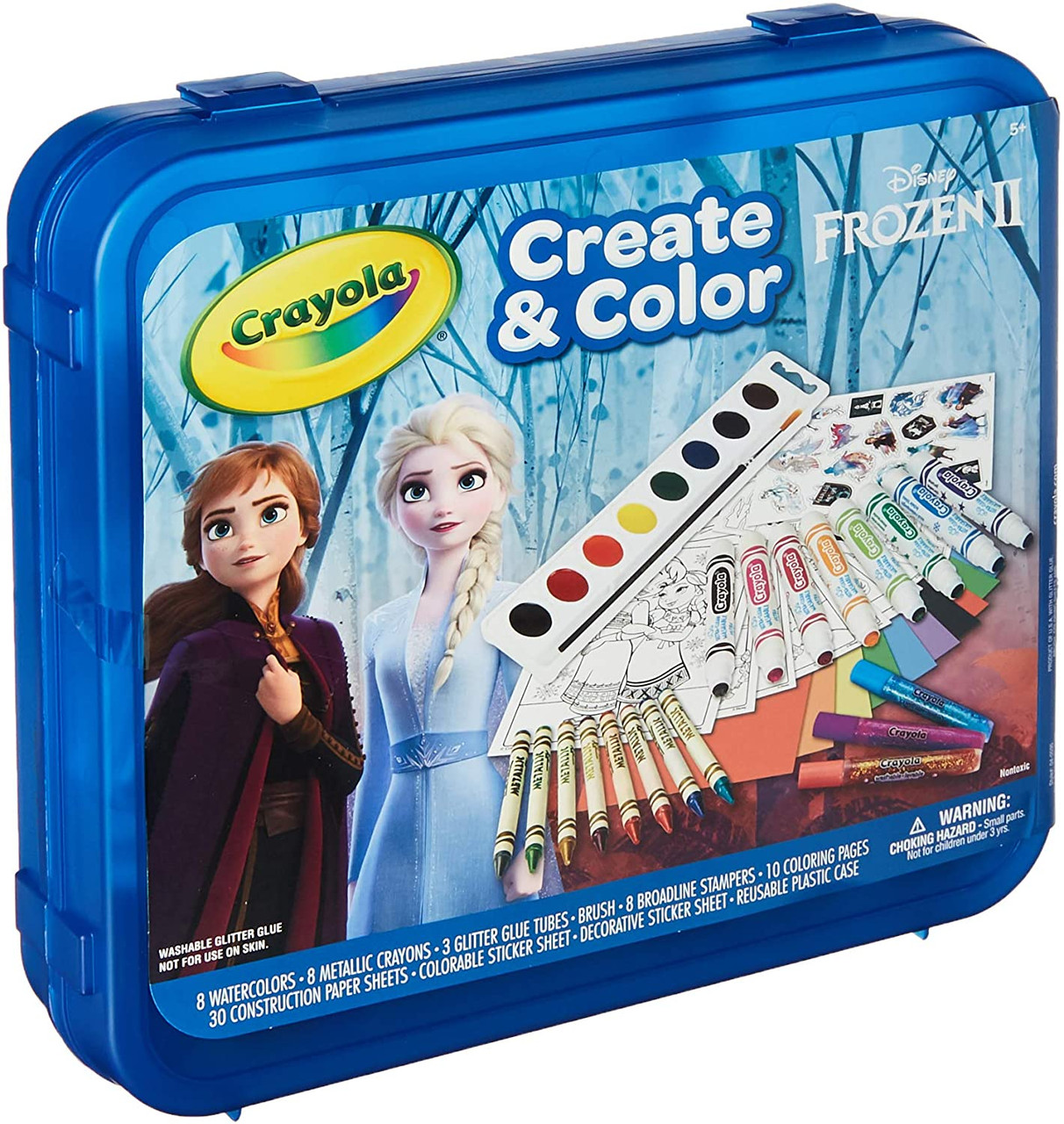 Crayola Create 'N Carry Art Set, 75 Pieces, Art Gift for Kids, Ages 5 & Up