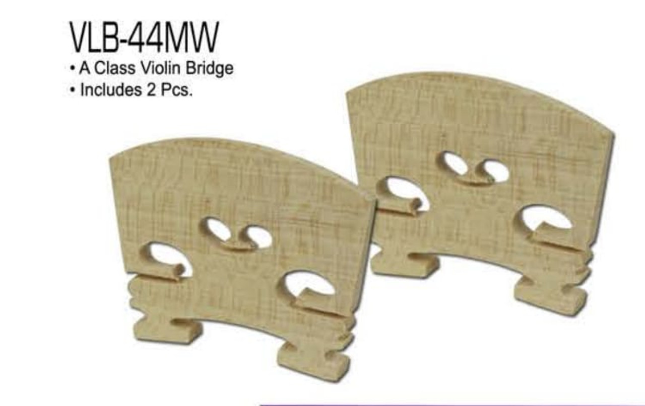 VIOLIN BRIDGE VLB-44MW (PAIR) 4/4 MAPLE WOOD - A. Ally & Sons