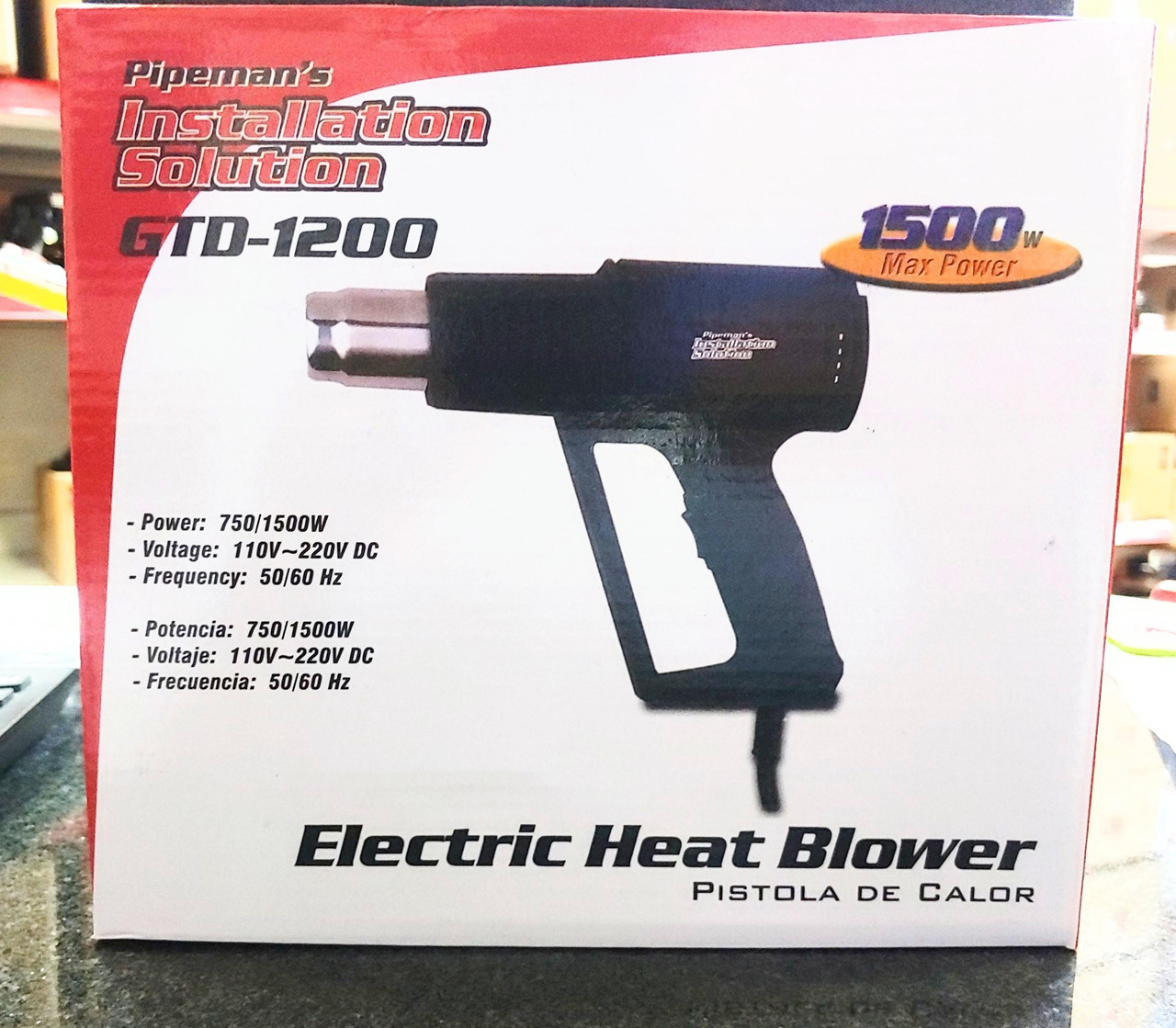 Installation Solution Heat Blower GTD-1200 - Power Heat Guns 
